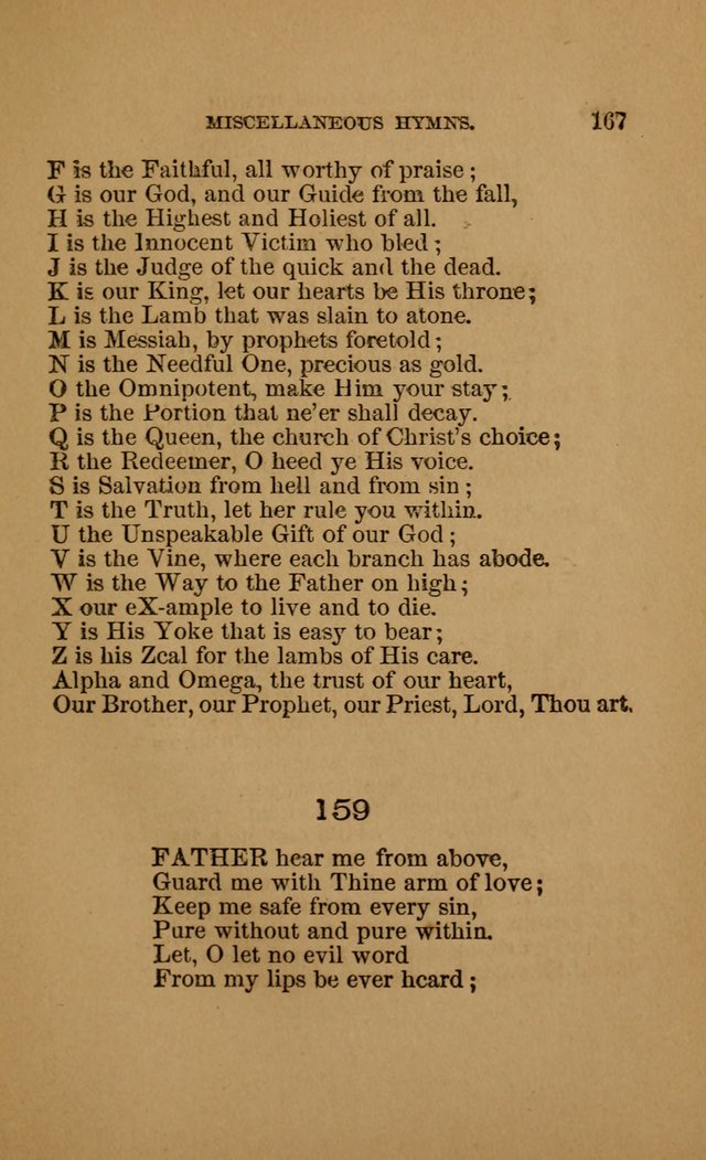 Hymns for First-Day Schools (Rev. and Enl.) page 169