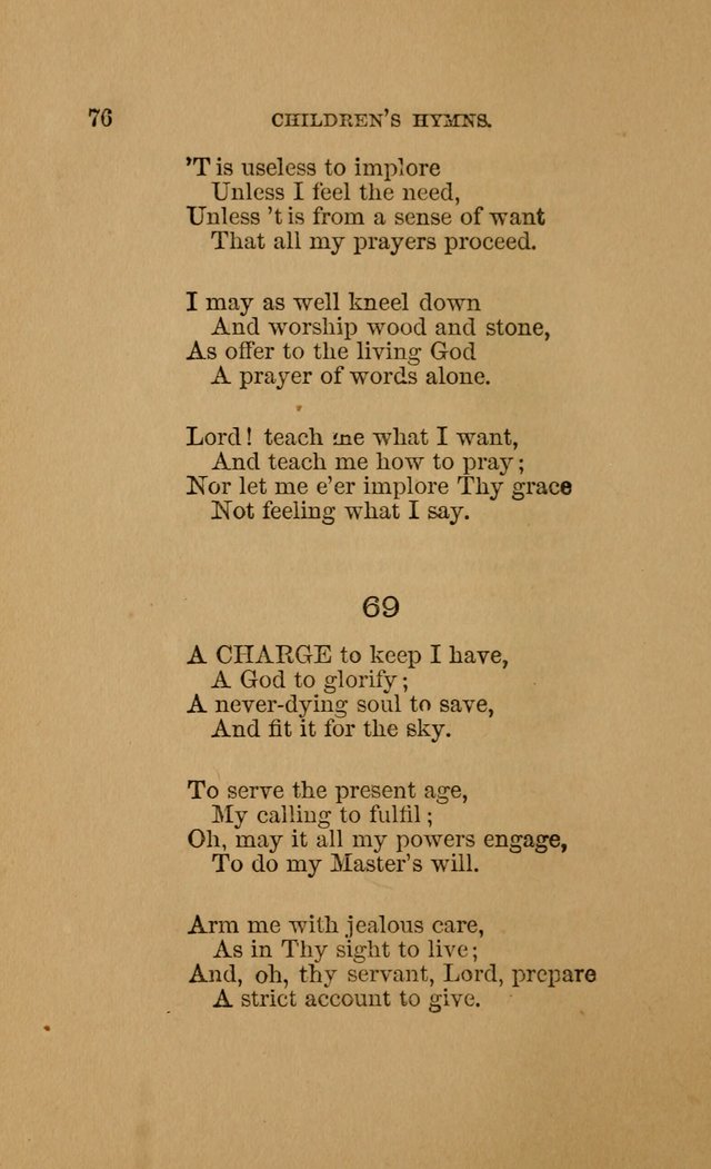 Hymns for First-Day Schools (Rev. and Enl.) page 76