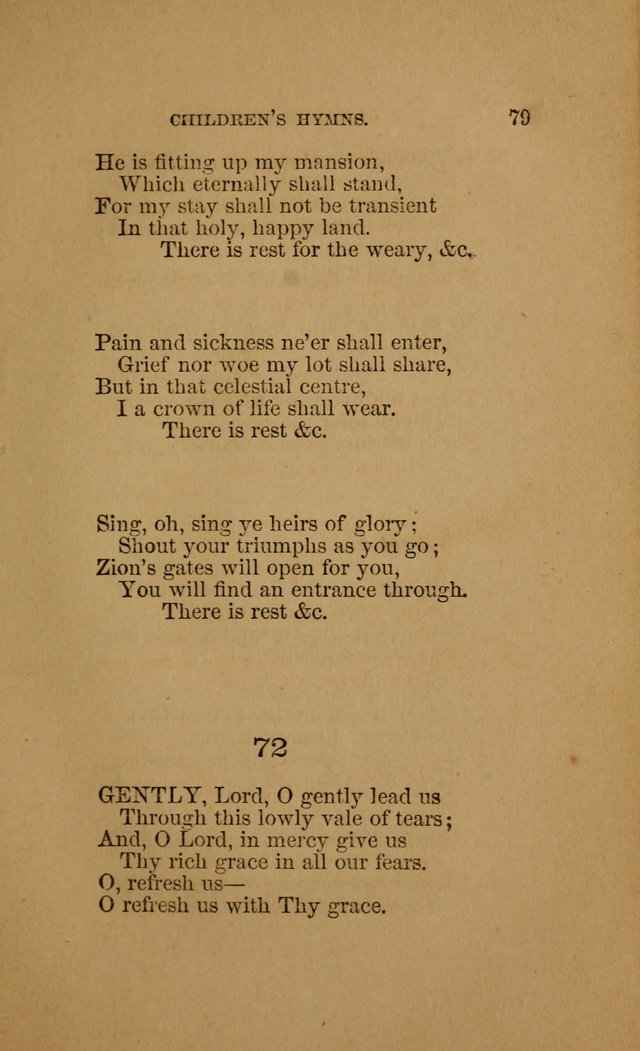 Hymns for First-Day Schools (Rev. and Enl.) page 79