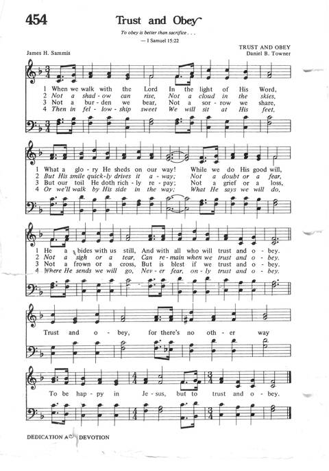 Hymns for the Family of God page 418