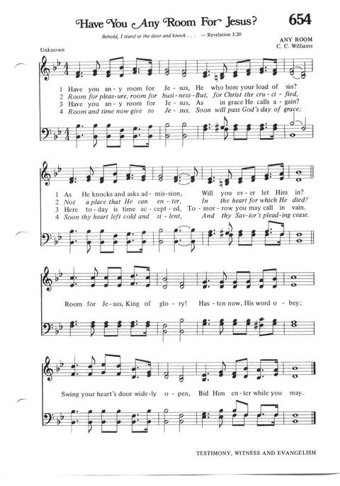 Hymns for the Family of God page 587