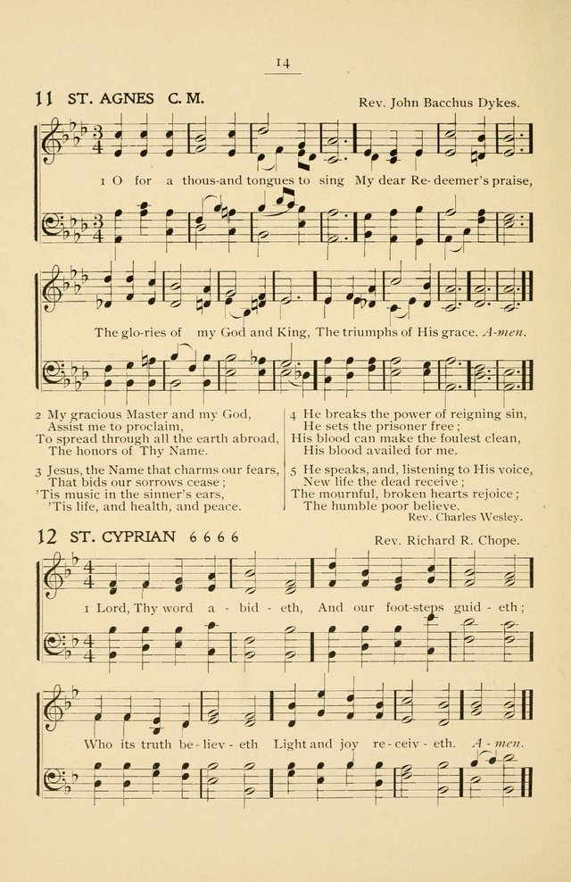 Hymnal of the First General Missionary Convention of the Methodist Episcopal Church, Cleveland, Ohio, October 21 to 24, 1902. page 15