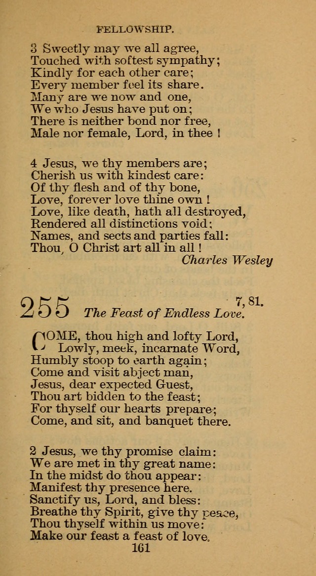 The Hymn Book of the Free Methodist Church page 163