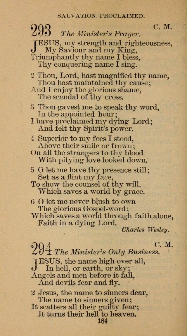 The Hymn Book of the Free Methodist Church page 186