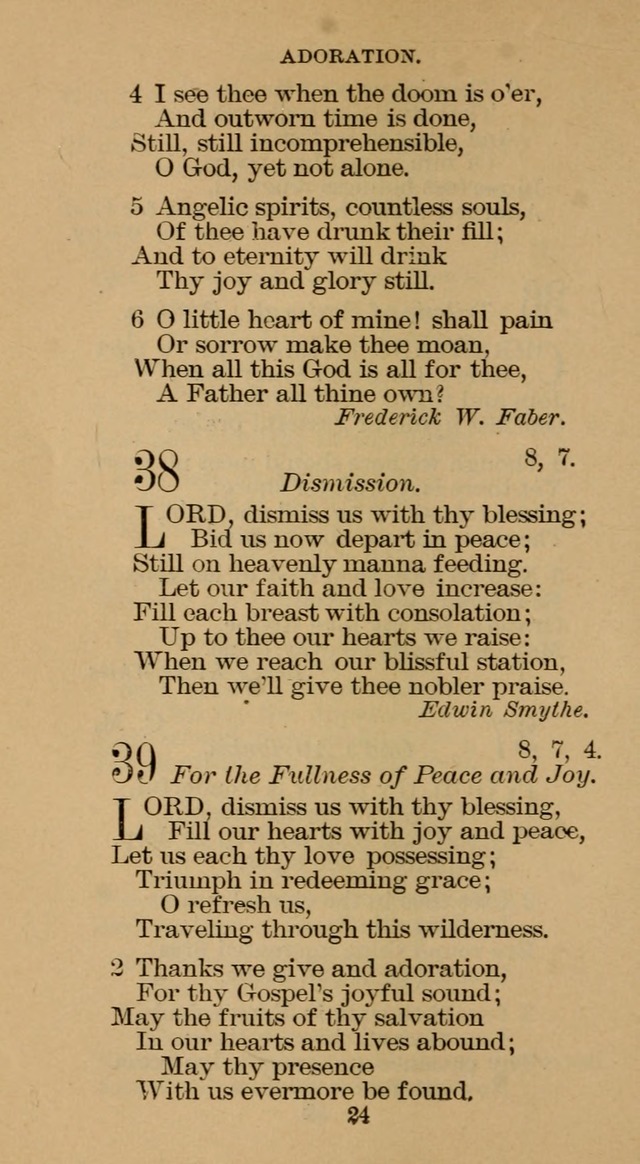 The Hymn Book of the Free Methodist Church page 24