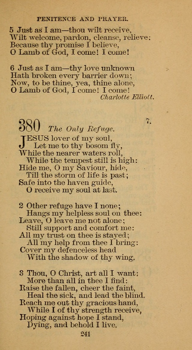 The Hymn Book of the Free Methodist Church page 243