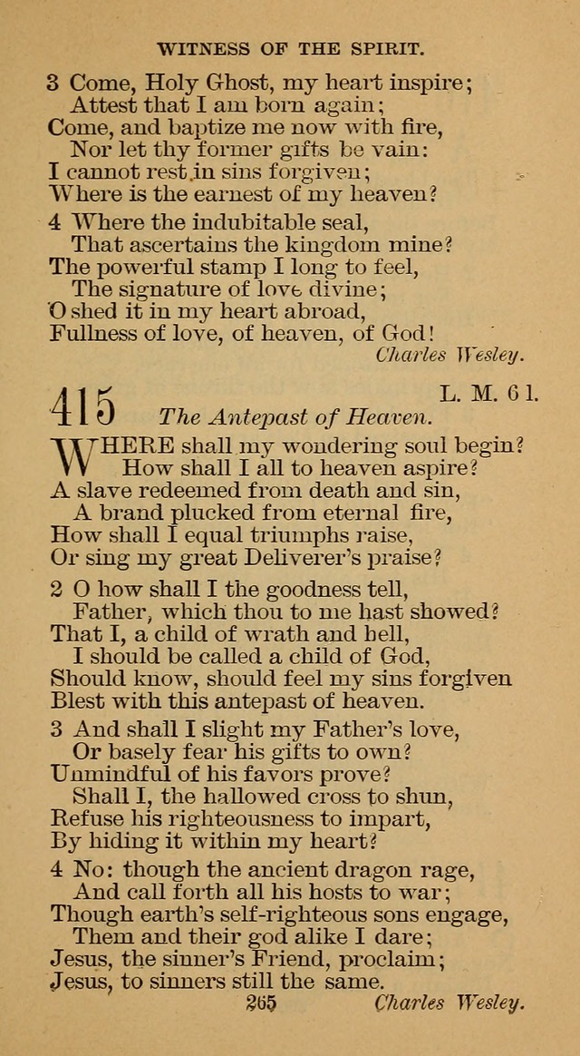 The Hymn Book of the Free Methodist Church page 267