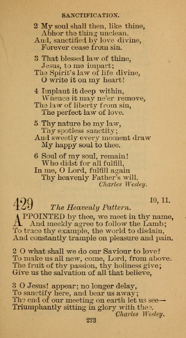 The Hymn Book of the Free Methodist Church page 275