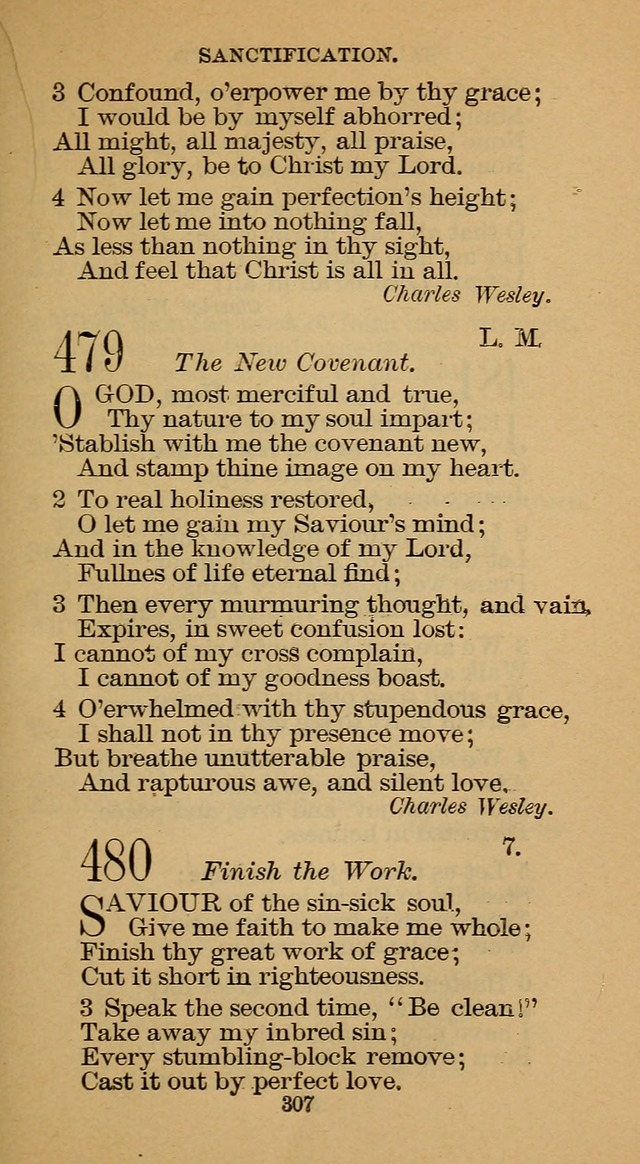 The Hymn Book of the Free Methodist Church page 309