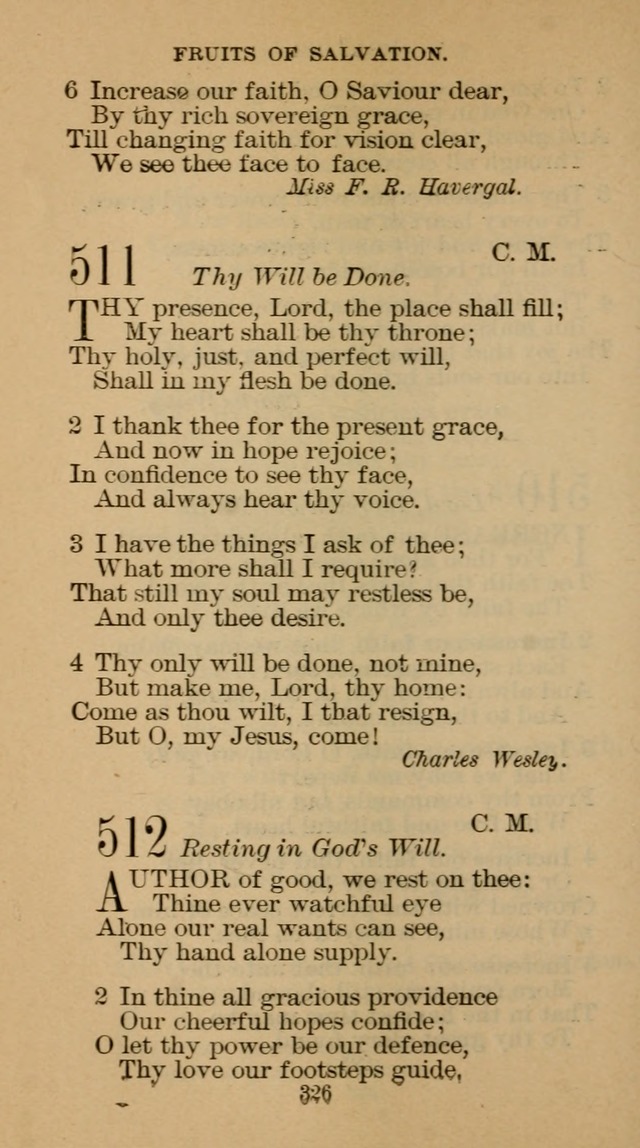 The Hymn Book of the Free Methodist Church page 328