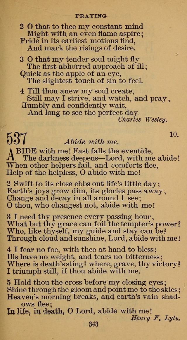 The Hymn Book of the Free Methodist Church page 345