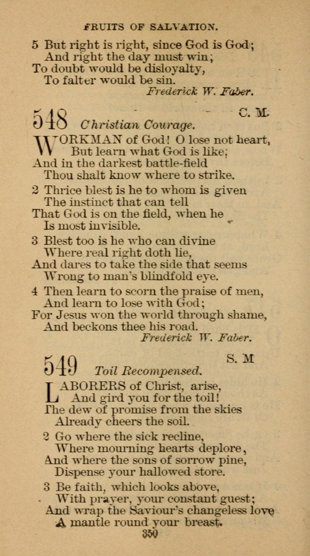 The Hymn Book of the Free Methodist Church page 352