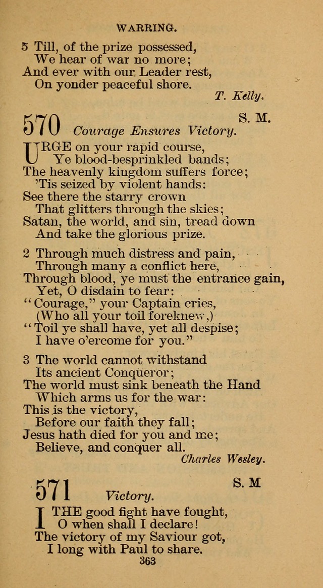 The Hymn Book of the Free Methodist Church page 365