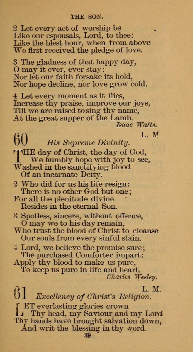 The Hymn Book of the Free Methodist Church page 39