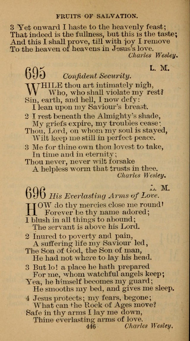 The Hymn Book of the Free Methodist Church page 448