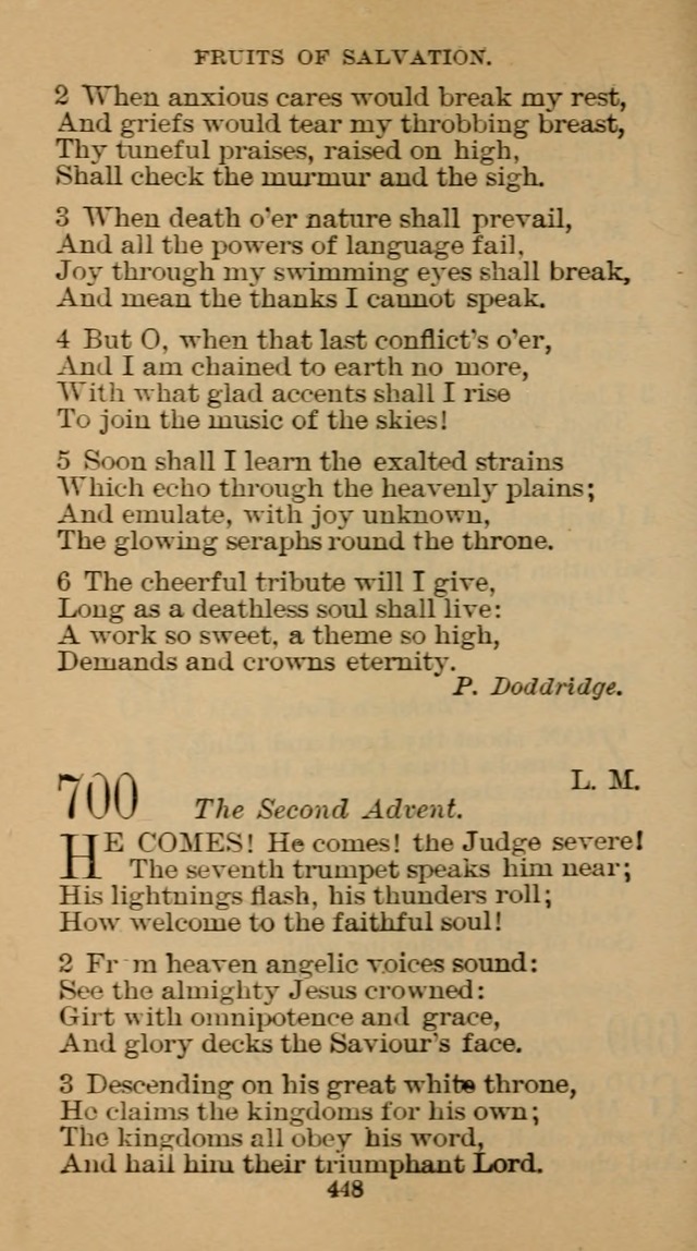 The Hymn Book of the Free Methodist Church page 450