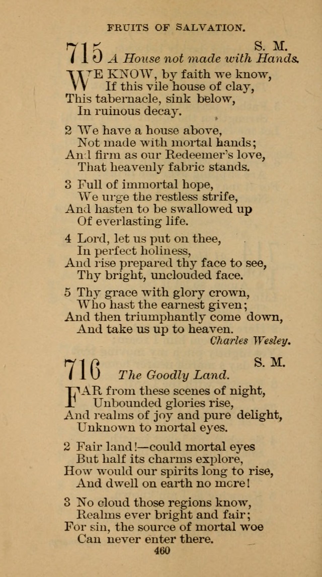 The Hymn Book of the Free Methodist Church page 462