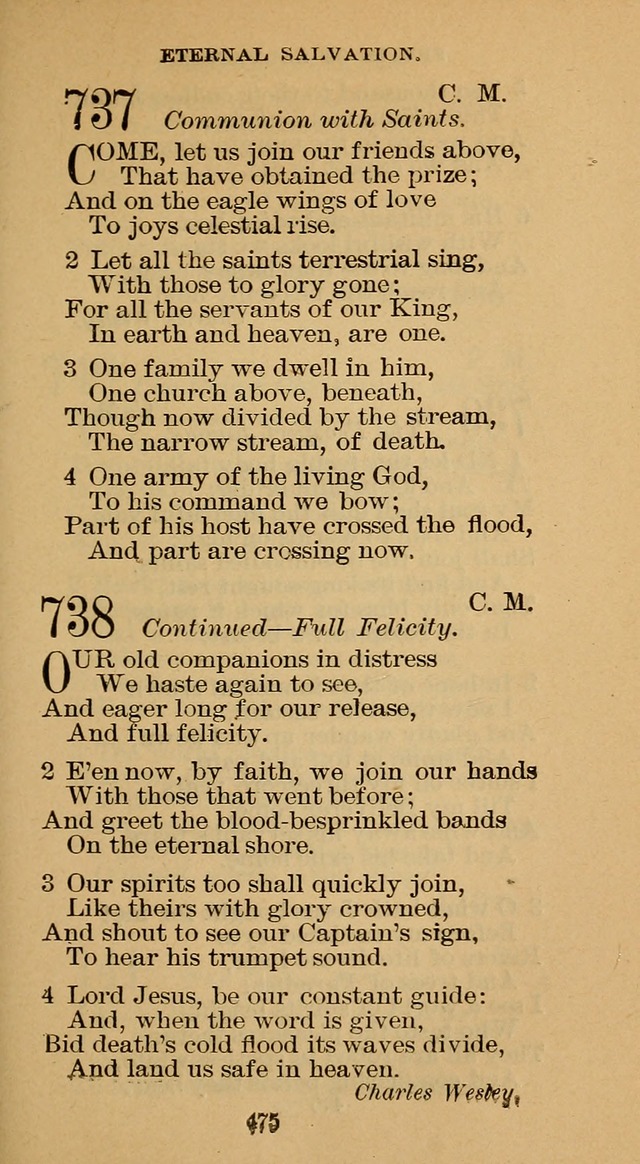 The Hymn Book of the Free Methodist Church page 477