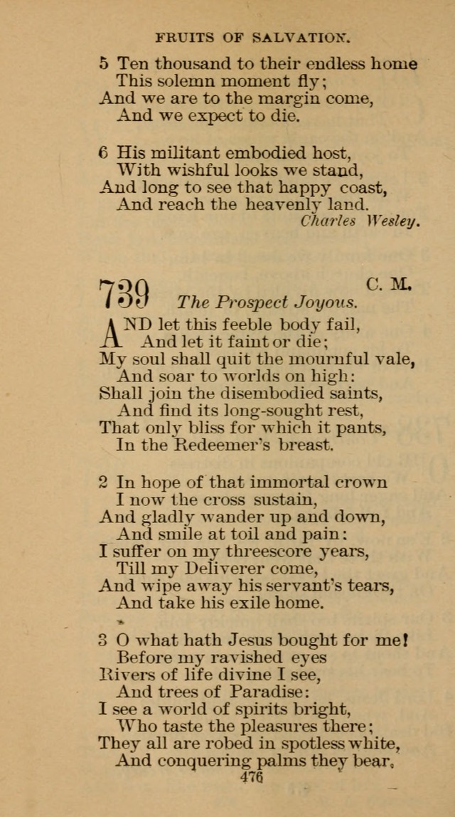 The Hymn Book of the Free Methodist Church page 478