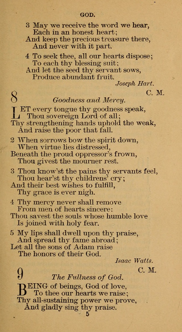 The Hymn Book of the Free Methodist Church page 5