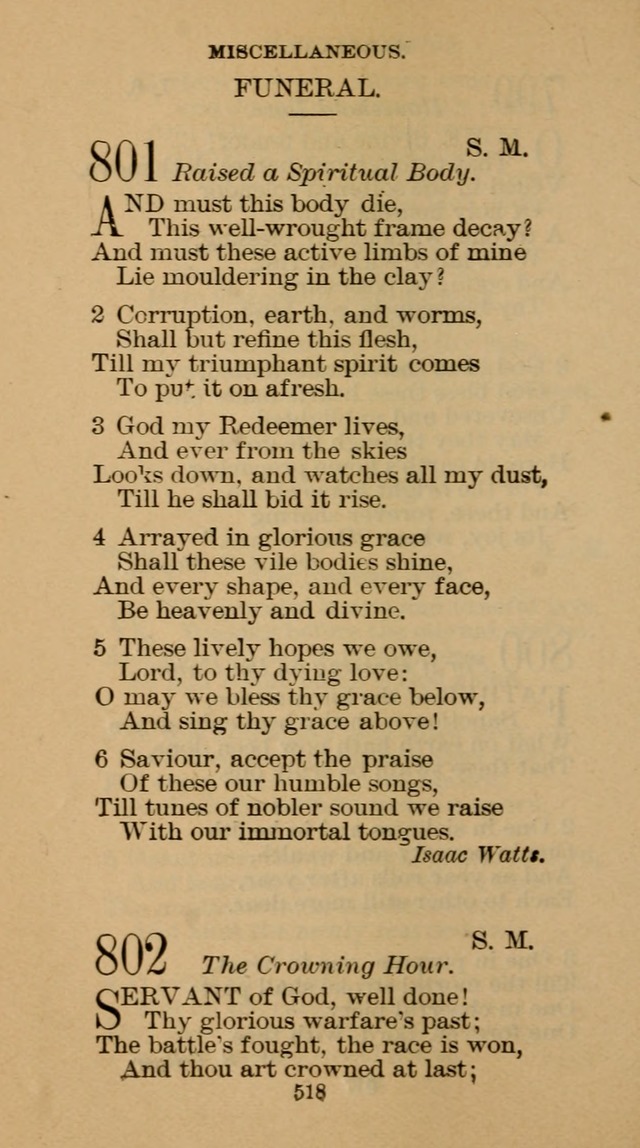 The Hymn Book of the Free Methodist Church page 520