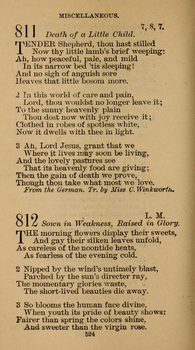 The Hymn Book of the Free Methodist Church page 526