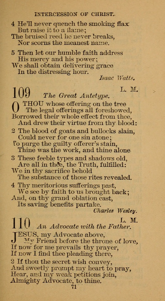 The Hymn Book of the Free Methodist Church page 73