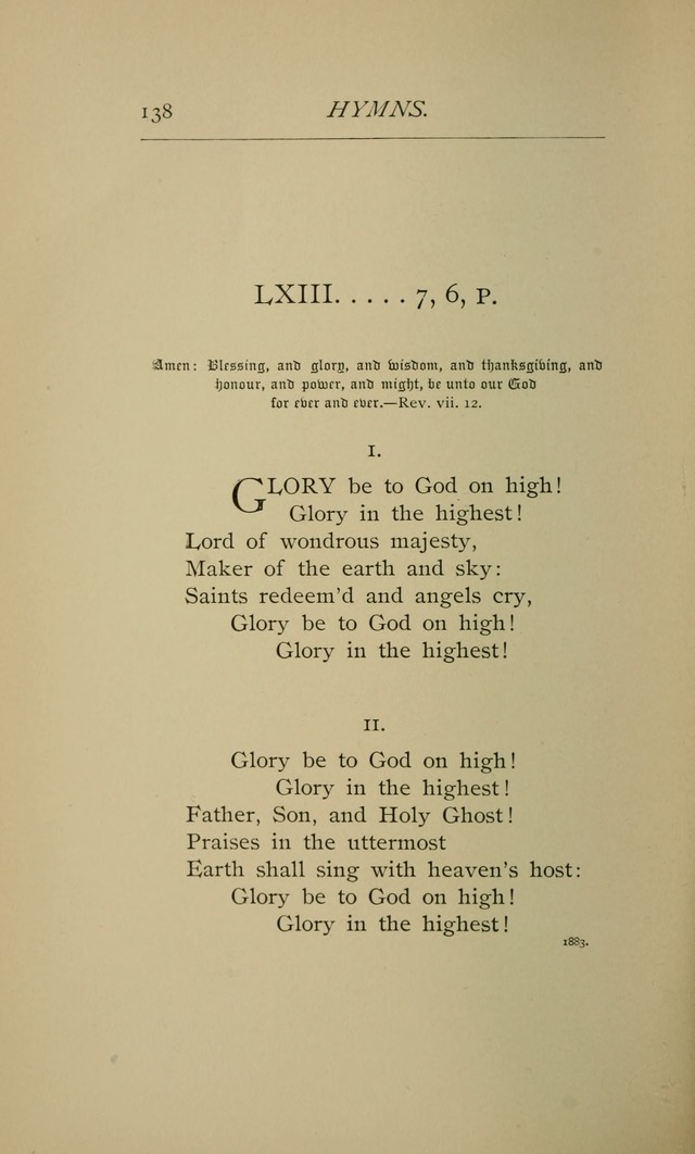 Hymns and a Few Metrical Psalms (2nd ed.) page 140
