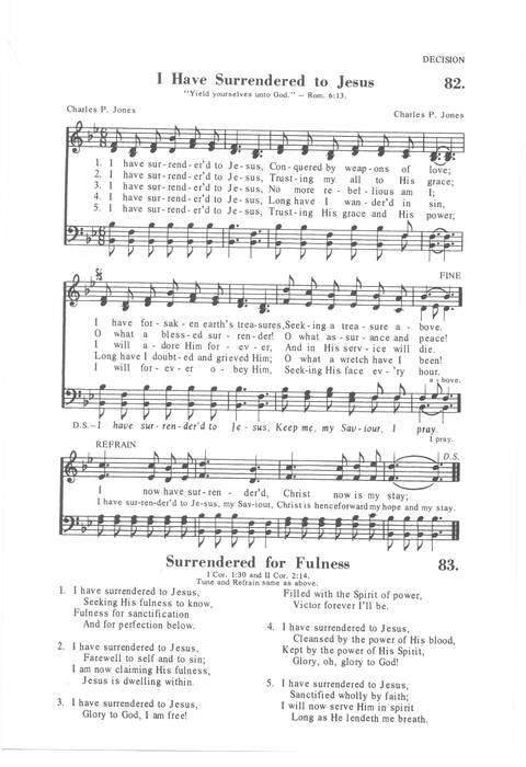 His Fullness Songs page 69
