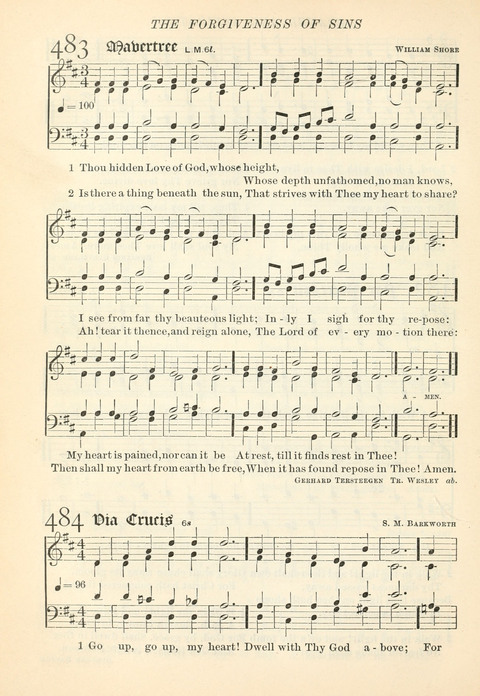 Hymns of the Faith: with psalms for the use of congragations page 495