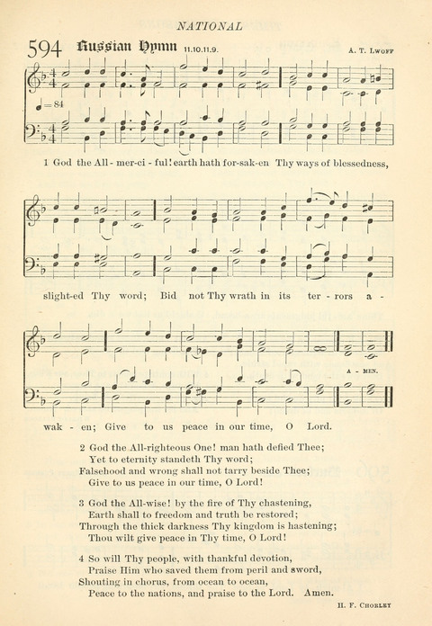 Hymns of the Faith: with psalms for the use of congragations page 586