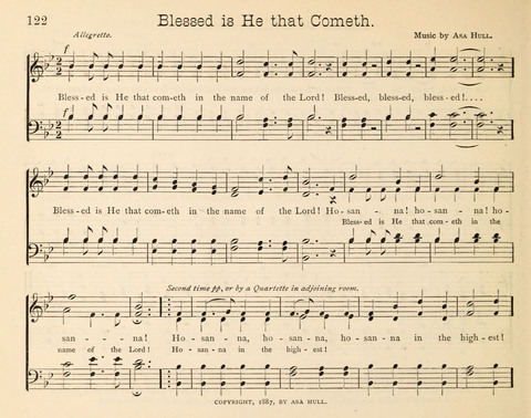 Happy Greetings: a Collection of Choice Original Hymns and Tunes page 122