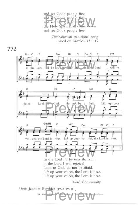 Hymns of Glory, Songs of Praise page 1405