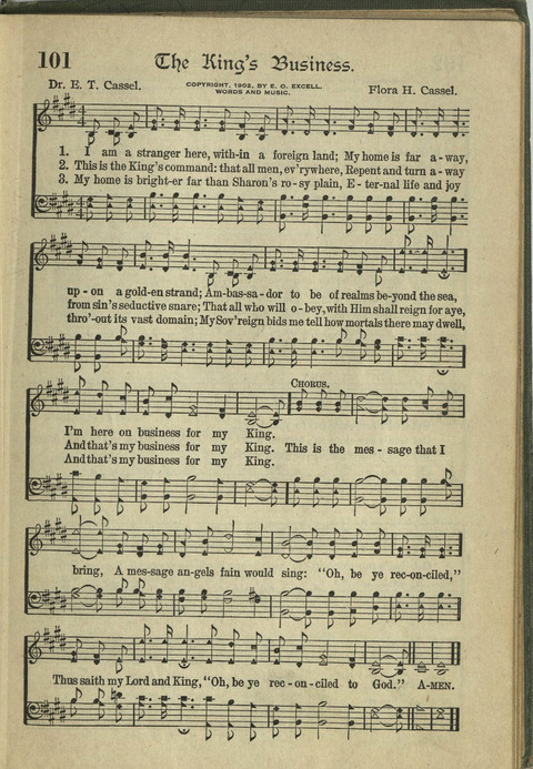 Harvest Hymns: Singable Gospel Songs page 101