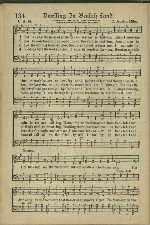 Harvest Hymns: Singable Gospel Songs page 134