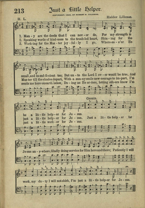 Harvest Hymns: Singable Gospel Songs page 190
