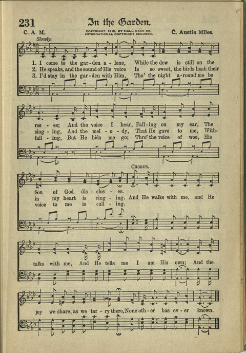Harvest Hymns: Singable Gospel Songs page 205