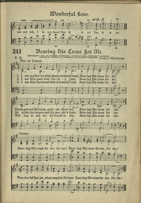 Harvest Hymns: Singable Gospel Songs page 215