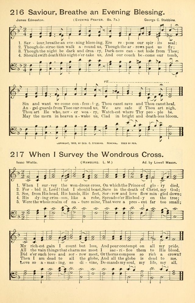 Hallowed Hymns, New and Old page 208