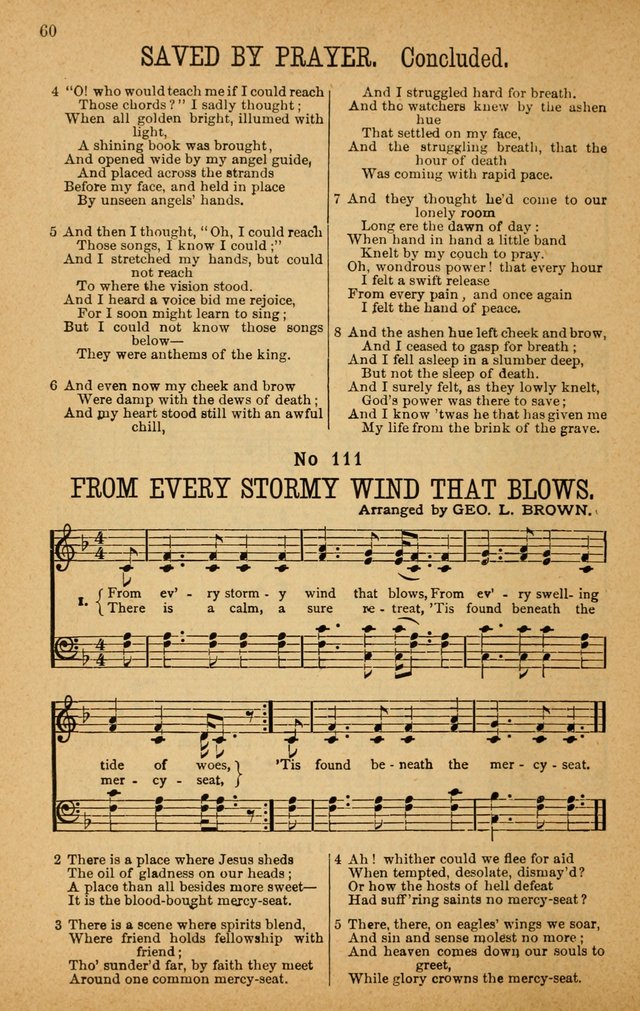 The Highway Hymnal: a choice collection of popular hymns and music, new and old. Arranged for the work in camp, convention, church and home page 60