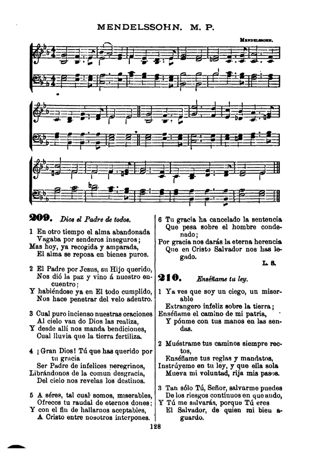Himnario de la Iglesia Metodista Episcopal page 136