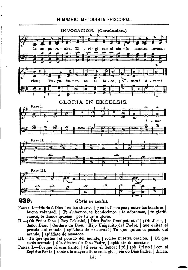 Himnario de la Iglesia Metodista Episcopal page 149