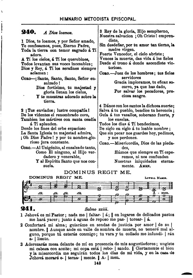 Himnario de la Iglesia Metodista Episcopal page 151