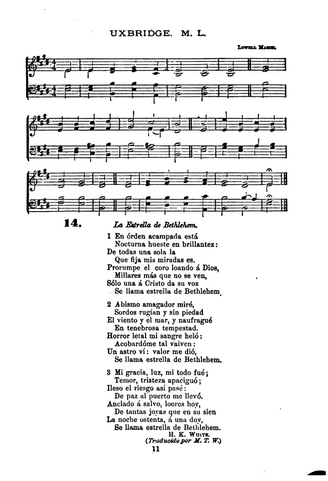 Himnario de la Iglesia Metodista Episcopal page 19