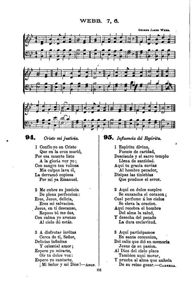 Himnario de la Iglesia Metodista Episcopal page 76