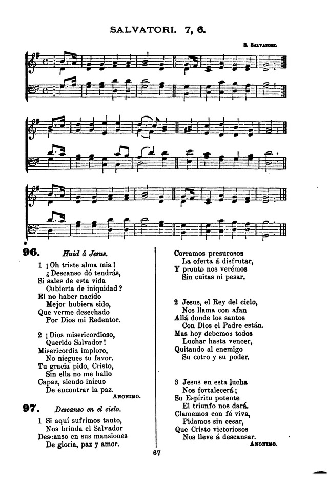 Himnario de la Iglesia Metodista Episcopal page 77