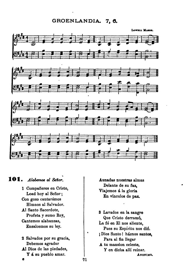Himnario de la Iglesia Metodista Episcopal page 81