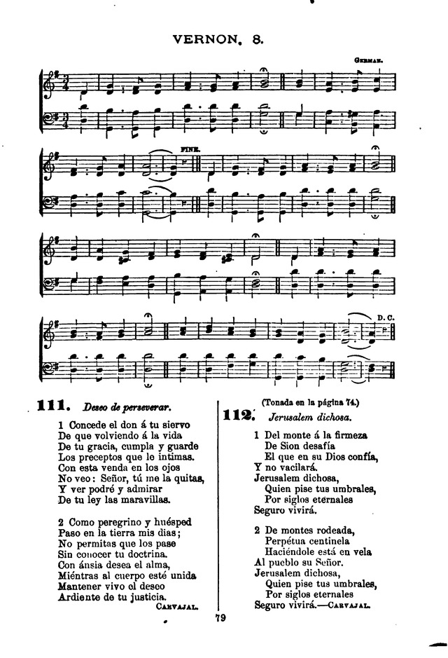 Himnario de la Iglesia Metodista Episcopal page 89
