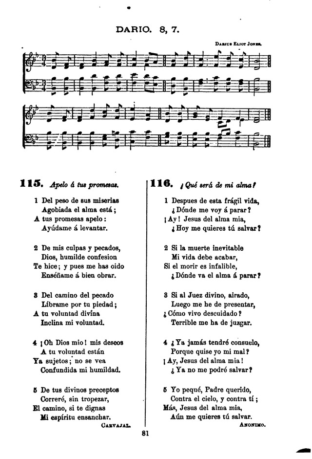 Himnario de la Iglesia Metodista Episcopal page 91