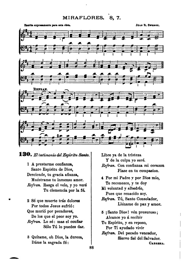 Himnario de la Iglesia Metodista Episcopal page 96
